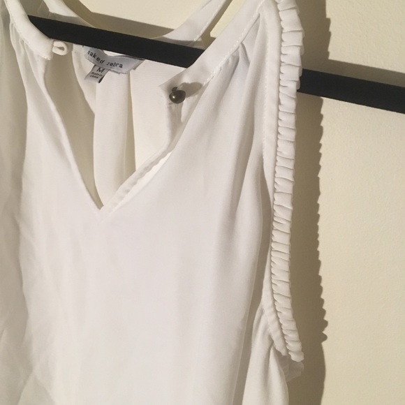 White Tank Top - Picture 3 of 4